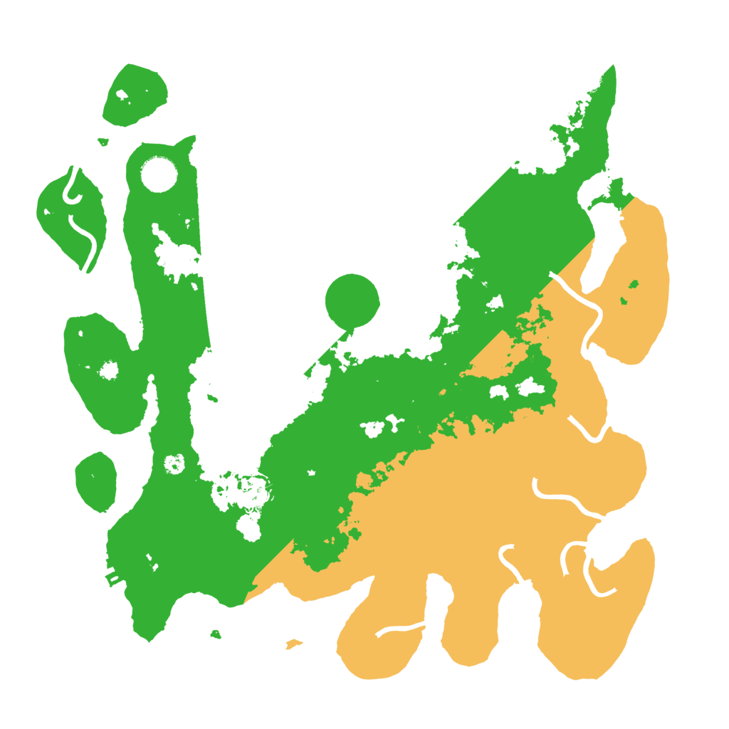 Biome Rust Map: Procedural Map, Size: 3600, Seed: 22774