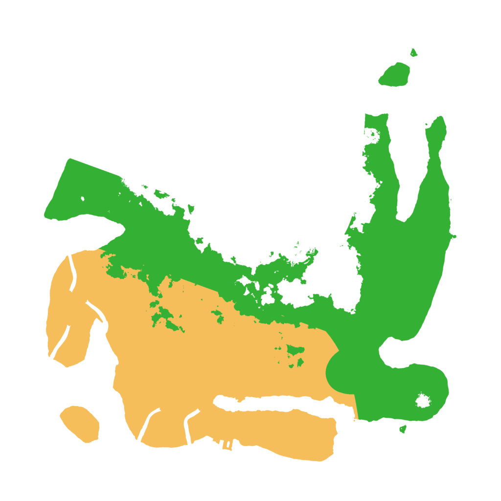 Biome Rust Map: Procedural Map, Size: 3250, Seed: 6142593