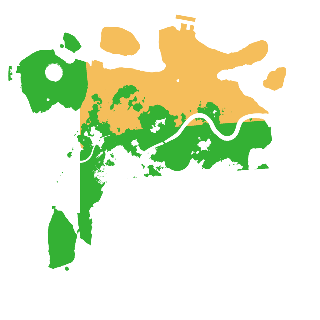 Biome Rust Map: Procedural Map, Size: 3250, Seed: 4370973