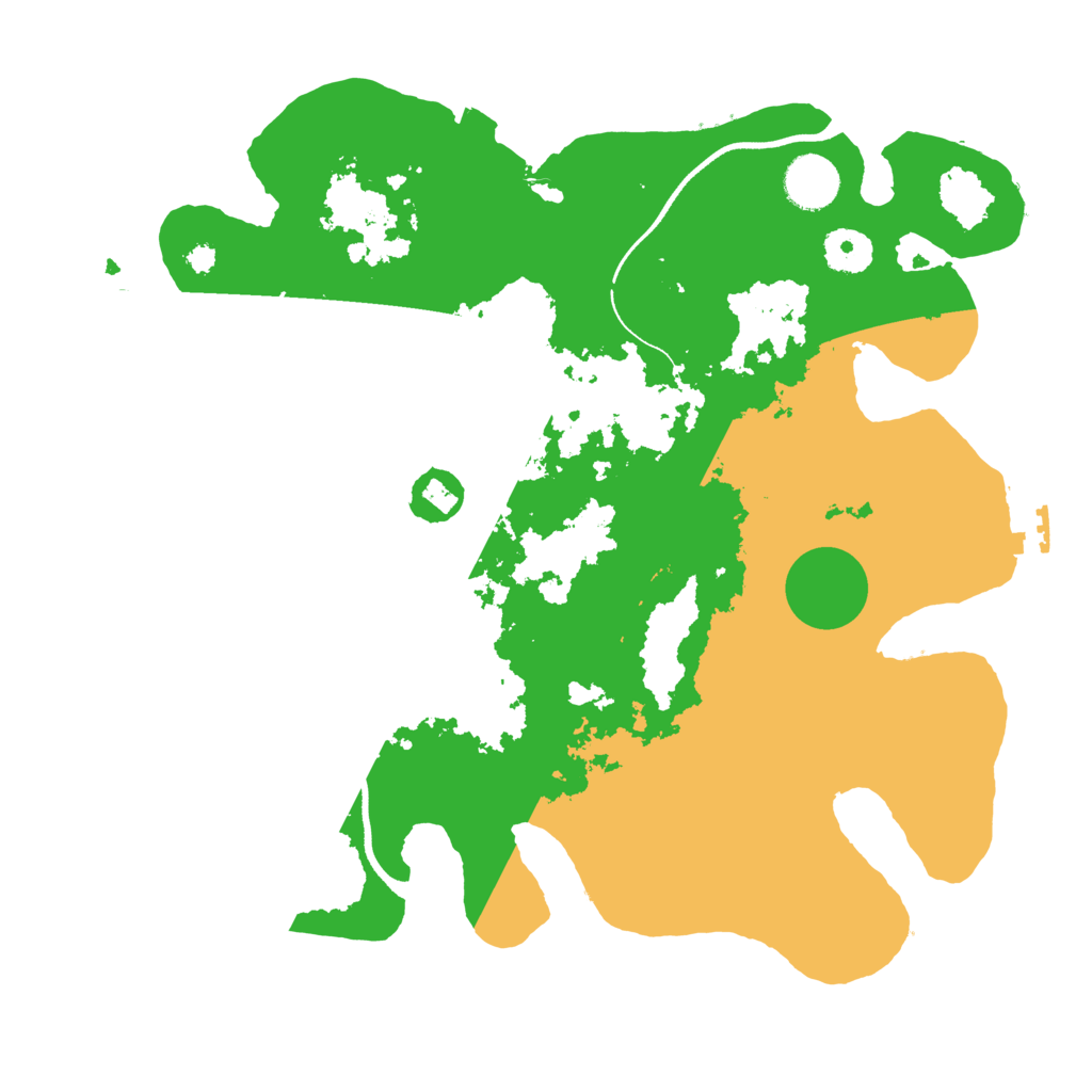 Biome Rust Map: Procedural Map, Size: 3500, Seed: 20220501