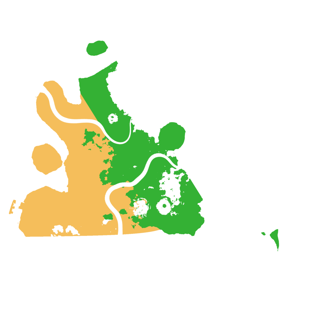 Biome Rust Map: Procedural Map, Size: 3250, Seed: 394096
