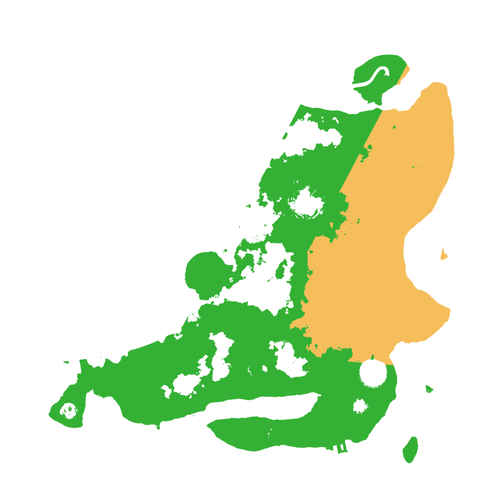 Biome Rust Map: Procedural Map, Size: 3250, Seed: 158706