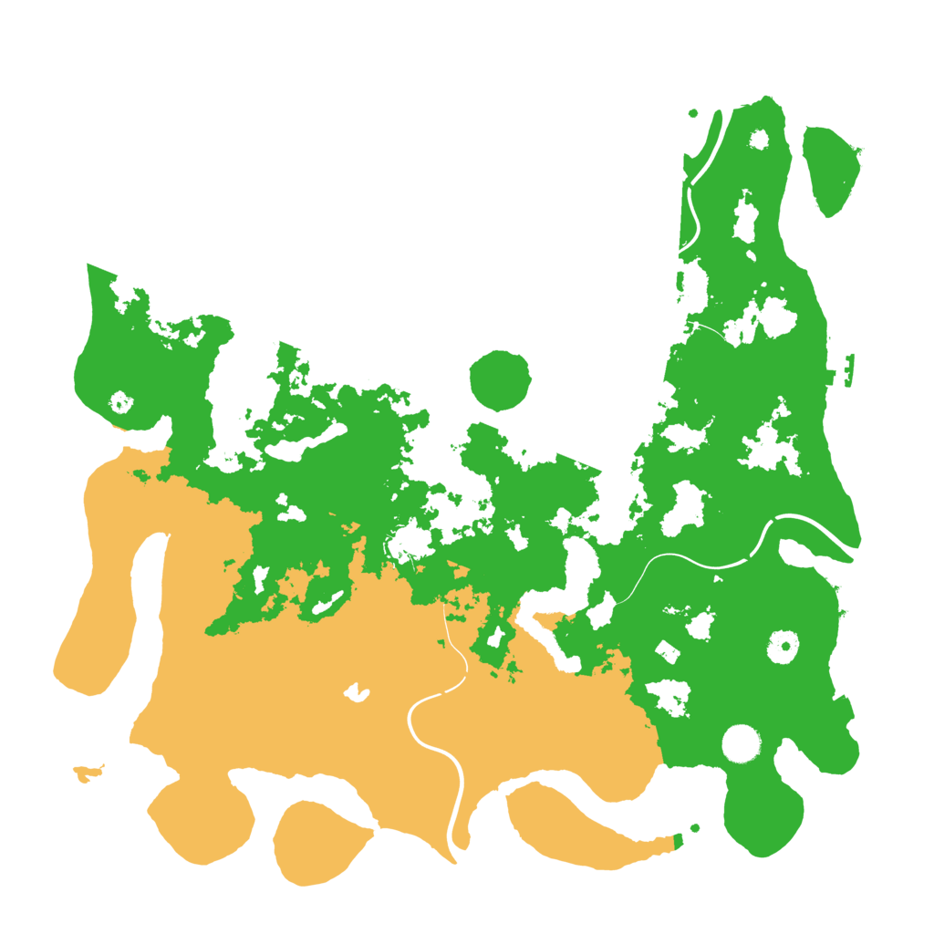 Biome Rust Map: Procedural Map, Size: 4250, Seed: 129645