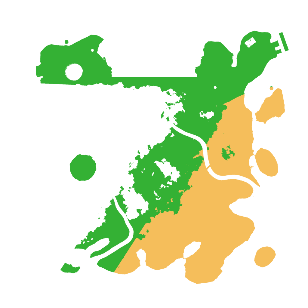 Biome Rust Map: Procedural Map, Size: 3250, Seed: 209837