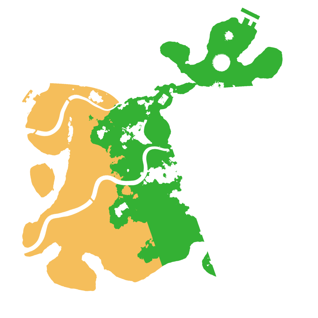 Biome Rust Map: Procedural Map, Size: 3250, Seed: 5352454