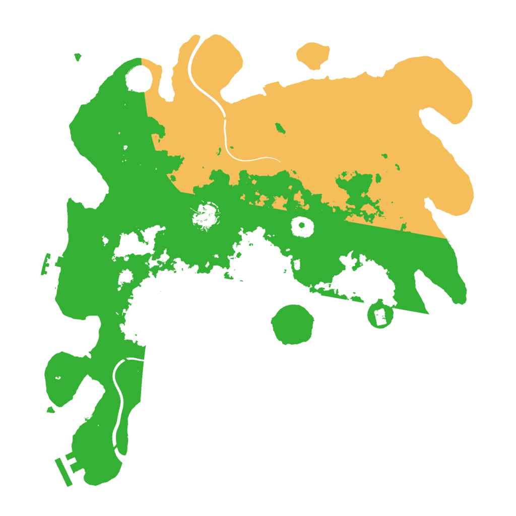 Biome Rust Map: Procedural Map, Size: 3500, Seed: 779298410