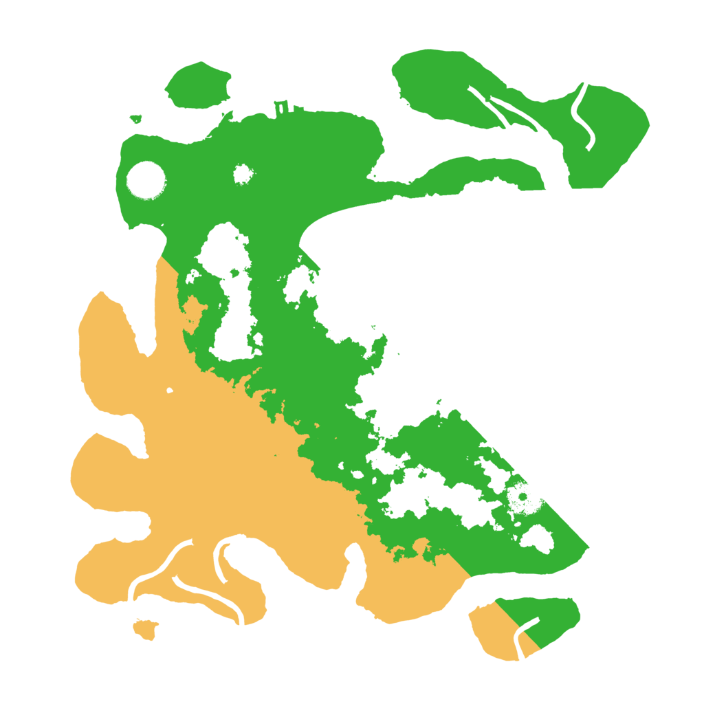 Biome Rust Map: Procedural Map, Size: 3250, Seed: 2102956