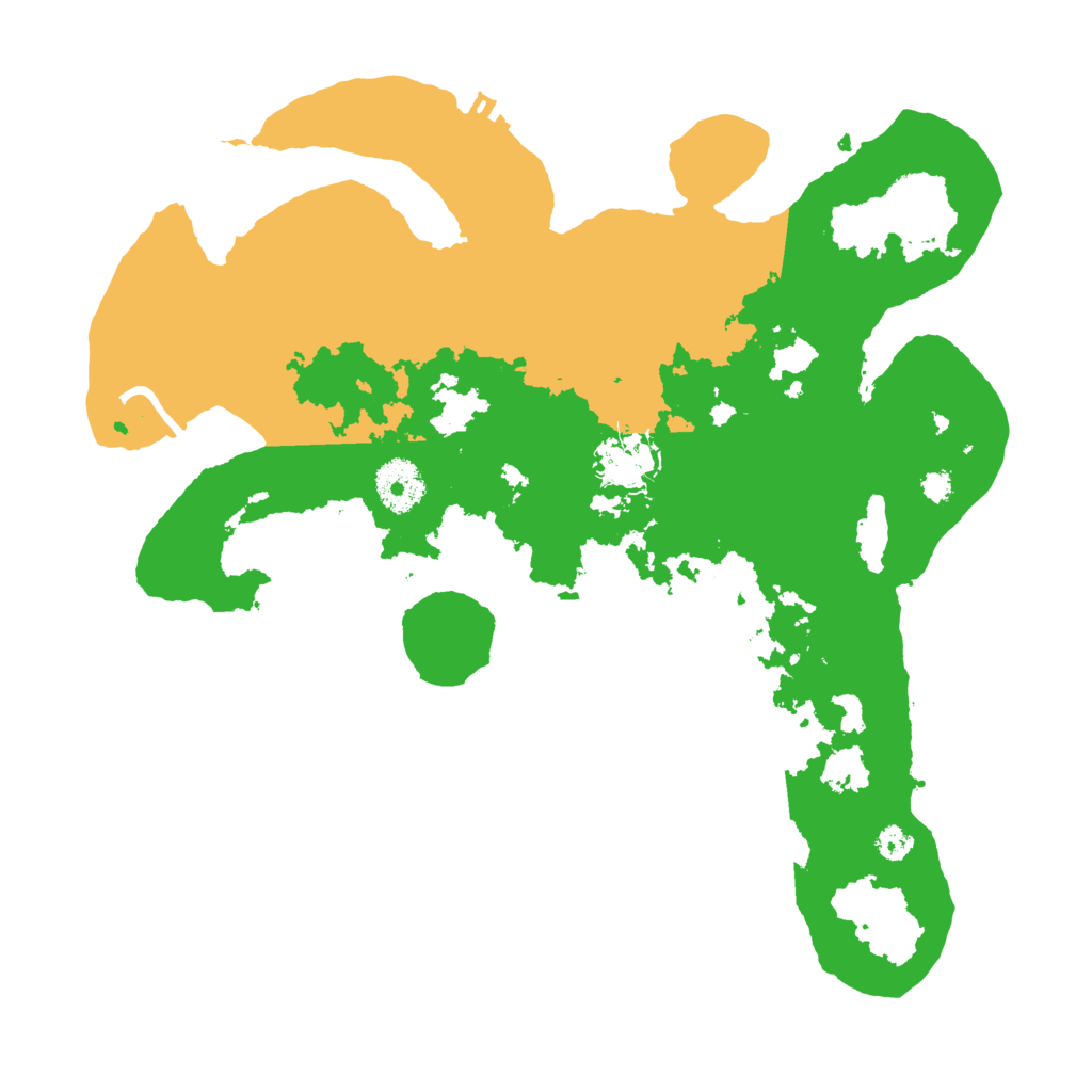 Biome Rust Map: Procedural Map, Size: 3250, Seed: 5115387