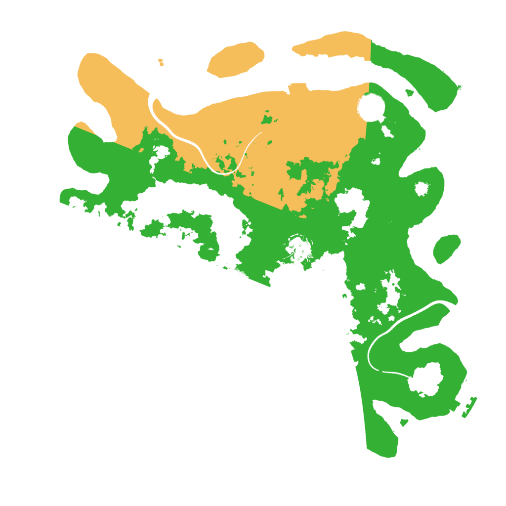 Biome Rust Map: Procedural Map, Size: 3250, Seed: 3474332