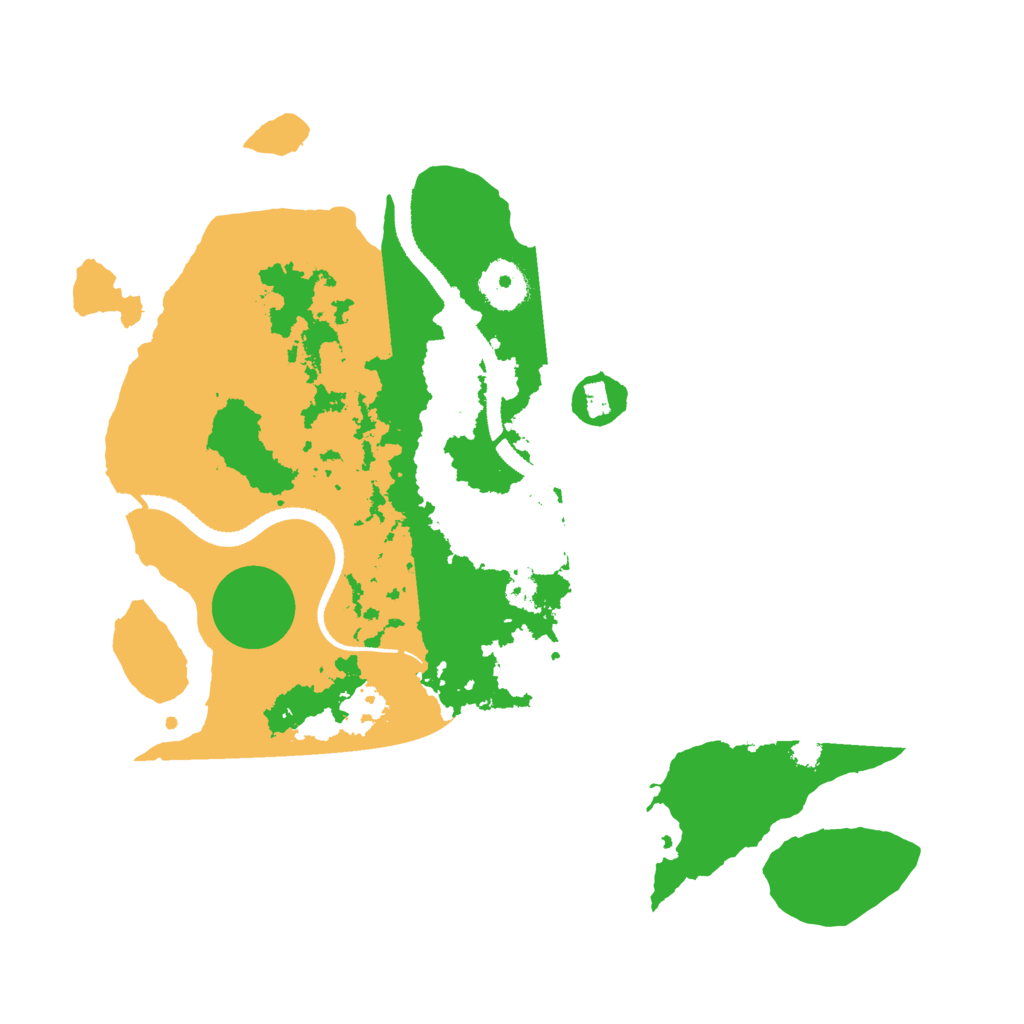 Biome Rust Map: Procedural Map, Size: 3250, Seed: 4334473