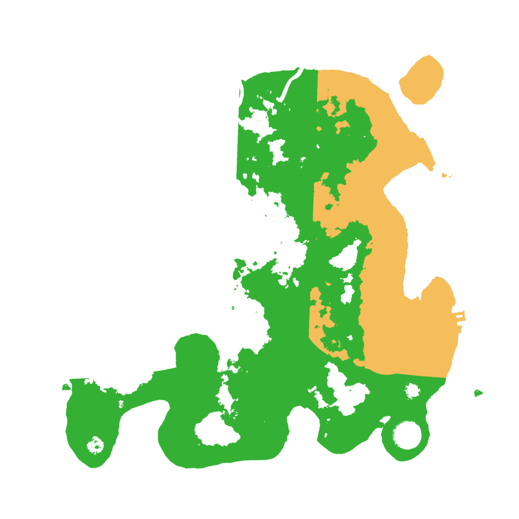Biome Rust Map: Procedural Map, Size: 3250, Seed: 6422370