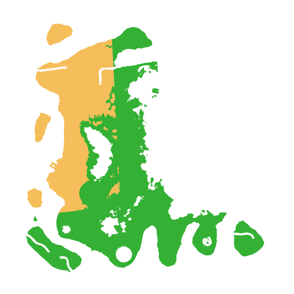 Biome Rust Map: Procedural Map, Size: 3250, Seed: 1098679