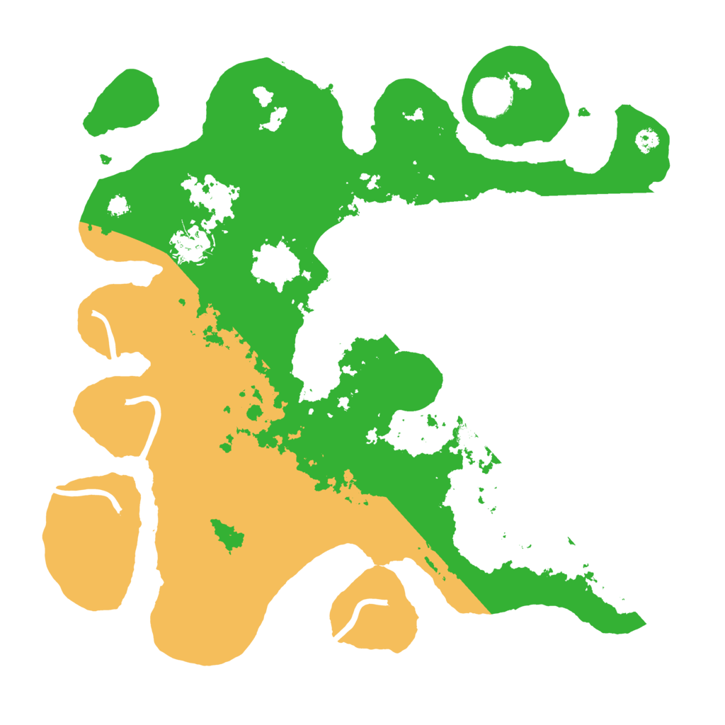 Biome Rust Map: Procedural Map, Size: 3250, Seed: 3110443