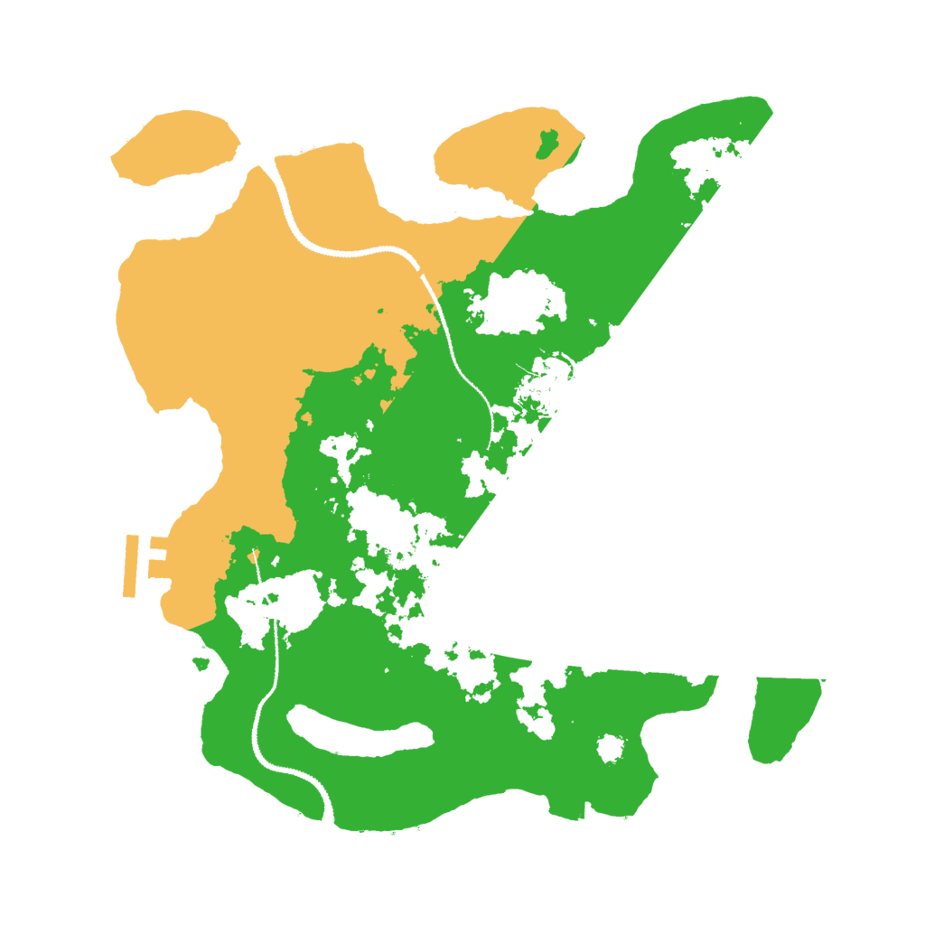 Biome Rust Map: Procedural Map, Size: 3000, Seed: 30000000