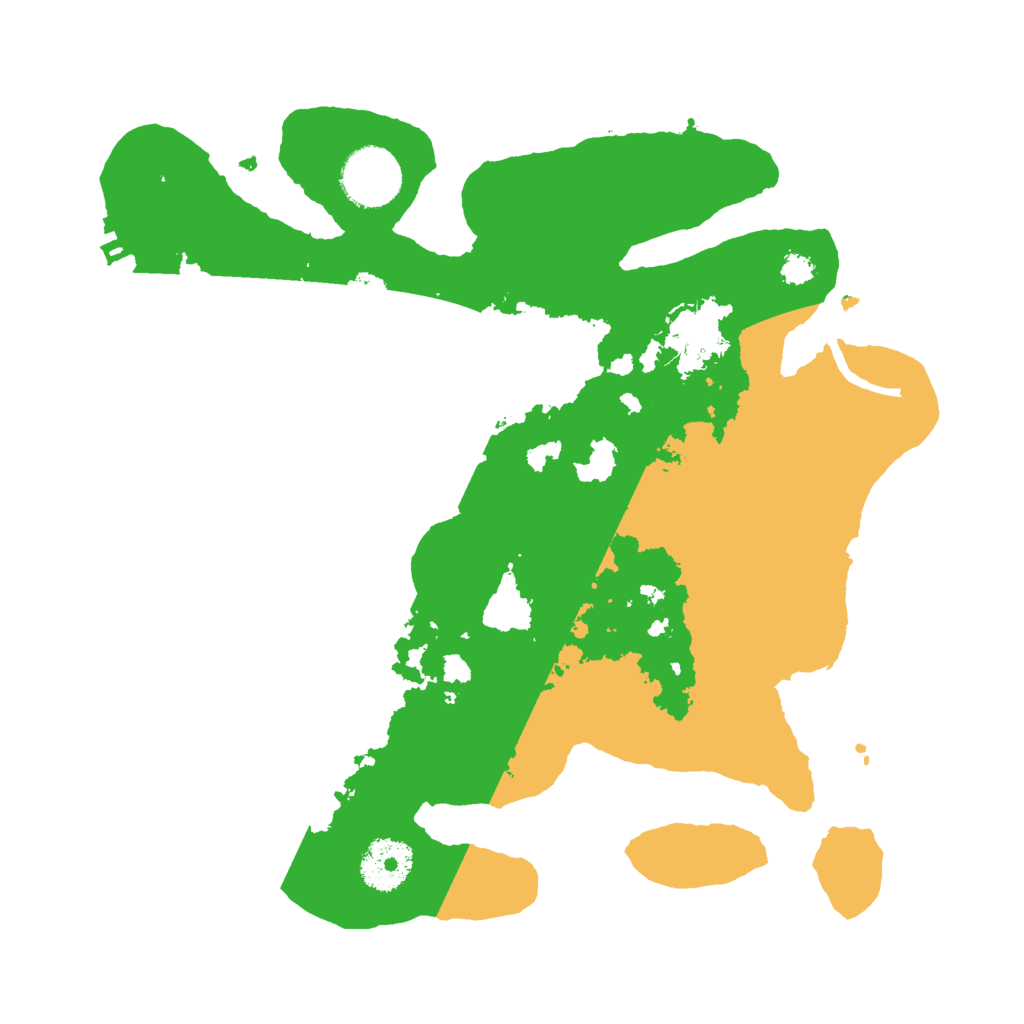 Biome Rust Map: Procedural Map, Size: 3000, Seed: 6449411