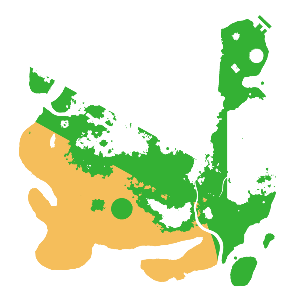Biome Rust Map: Procedural Map, Size: 3750, Seed: 701399705