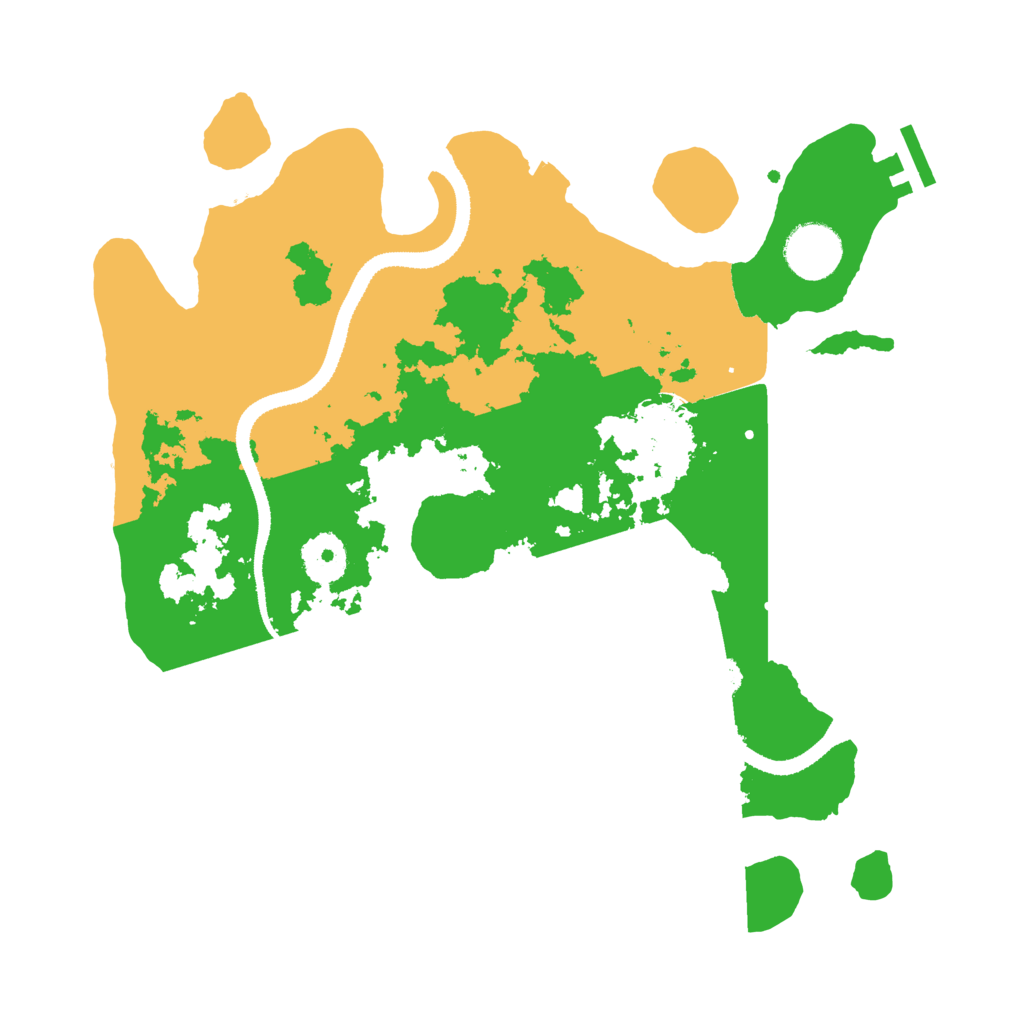 Biome Rust Map: Procedural Map, Size: 3250, Seed: 2798286