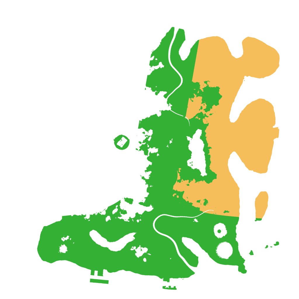 Biome Rust Map: Procedural Map, Size: 3250, Seed: 5716837