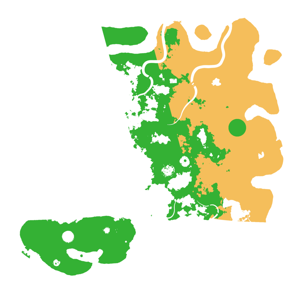 Biome Rust Map: Procedural Map, Size: 4500, Seed: 402523738