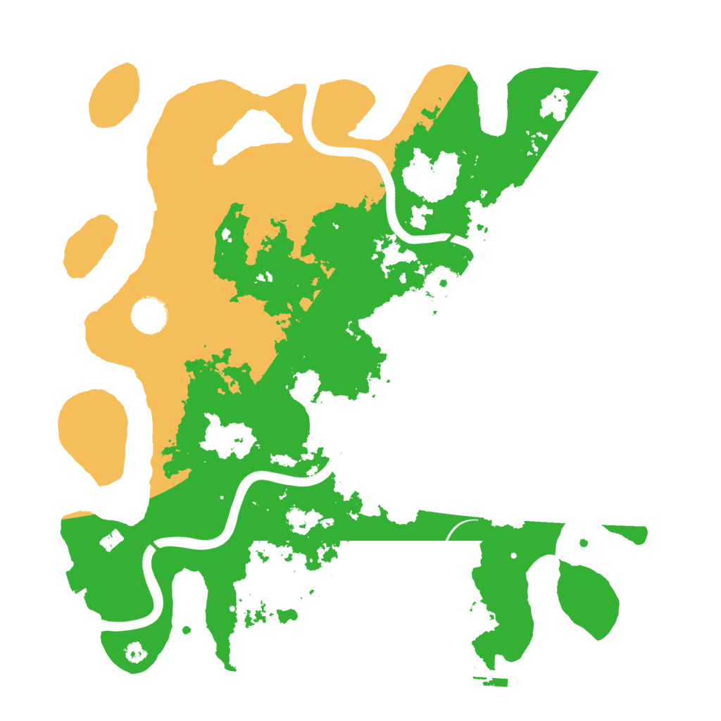 Biome Rust Map: Procedural Map, Size: 3500, Seed: 5546