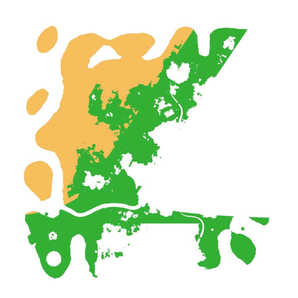 Biome Rust Map: Procedural Map, Size: 3500, Seed: 5546