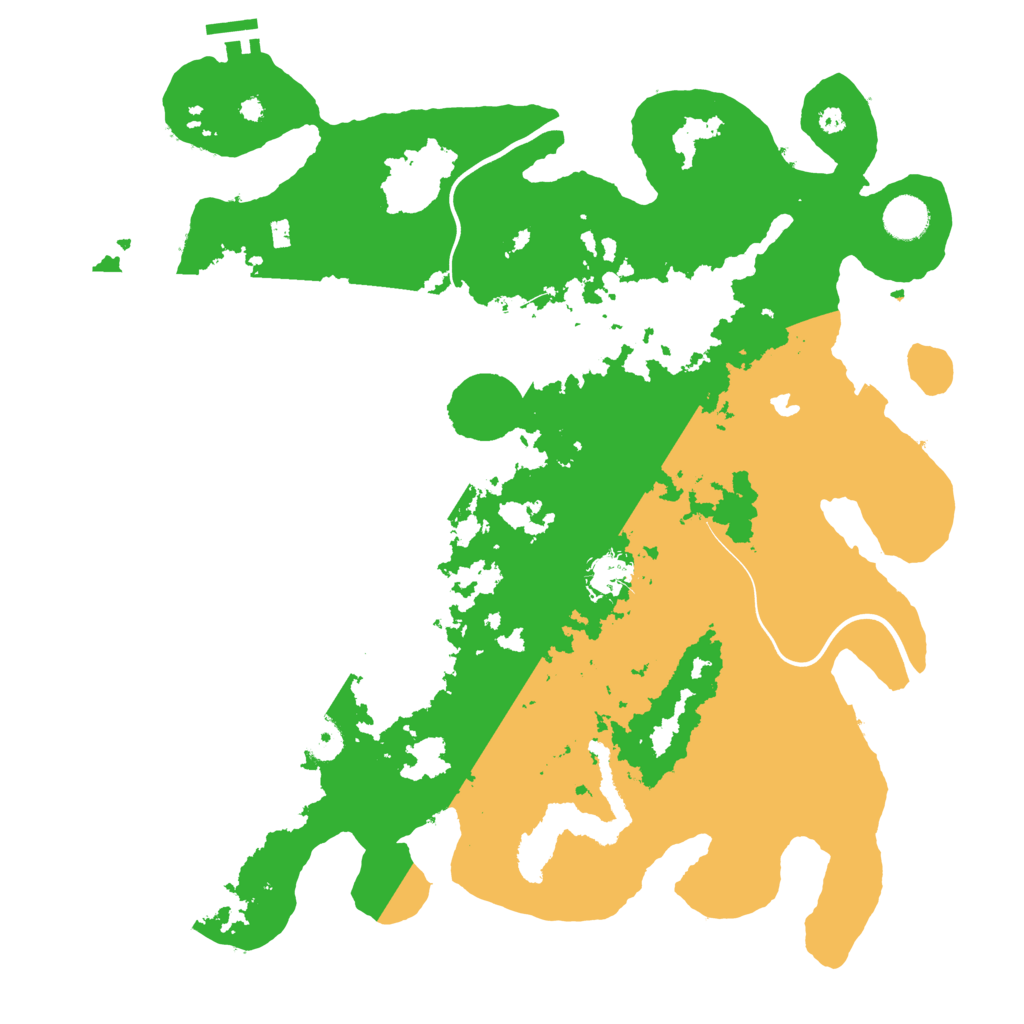 Biome Rust Map: Procedural Map, Size: 4000, Seed: 76123