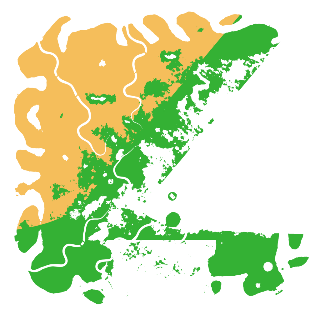 Biome Rust Map: Procedural Map, Size: 6000, Seed: 6737