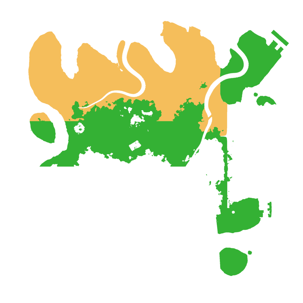 Biome Rust Map: Procedural Map, Size: 3000, Seed: 1456886839