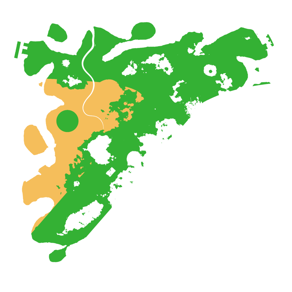 Biome Rust Map: Procedural Map, Size: 3500, Seed: 73200200