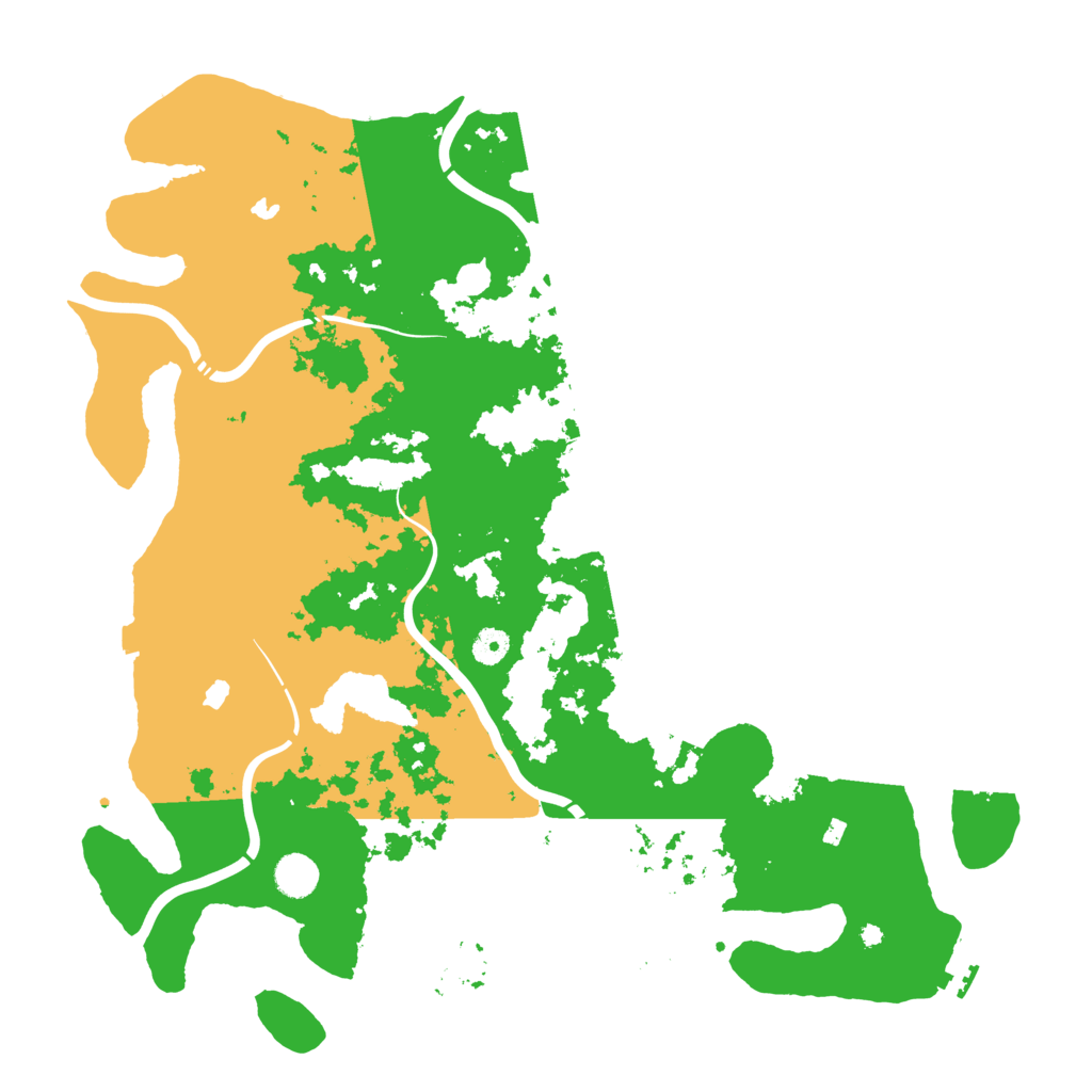 Biome Rust Map: Procedural Map, Size: 4500, Seed: 80085