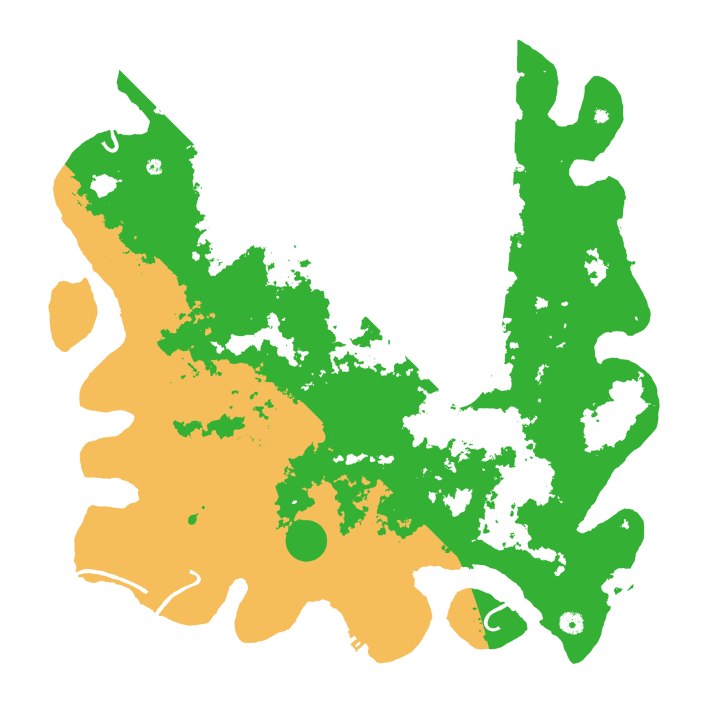 Biome Rust Map: Procedural Map, Size: 4500, Seed: 765372992