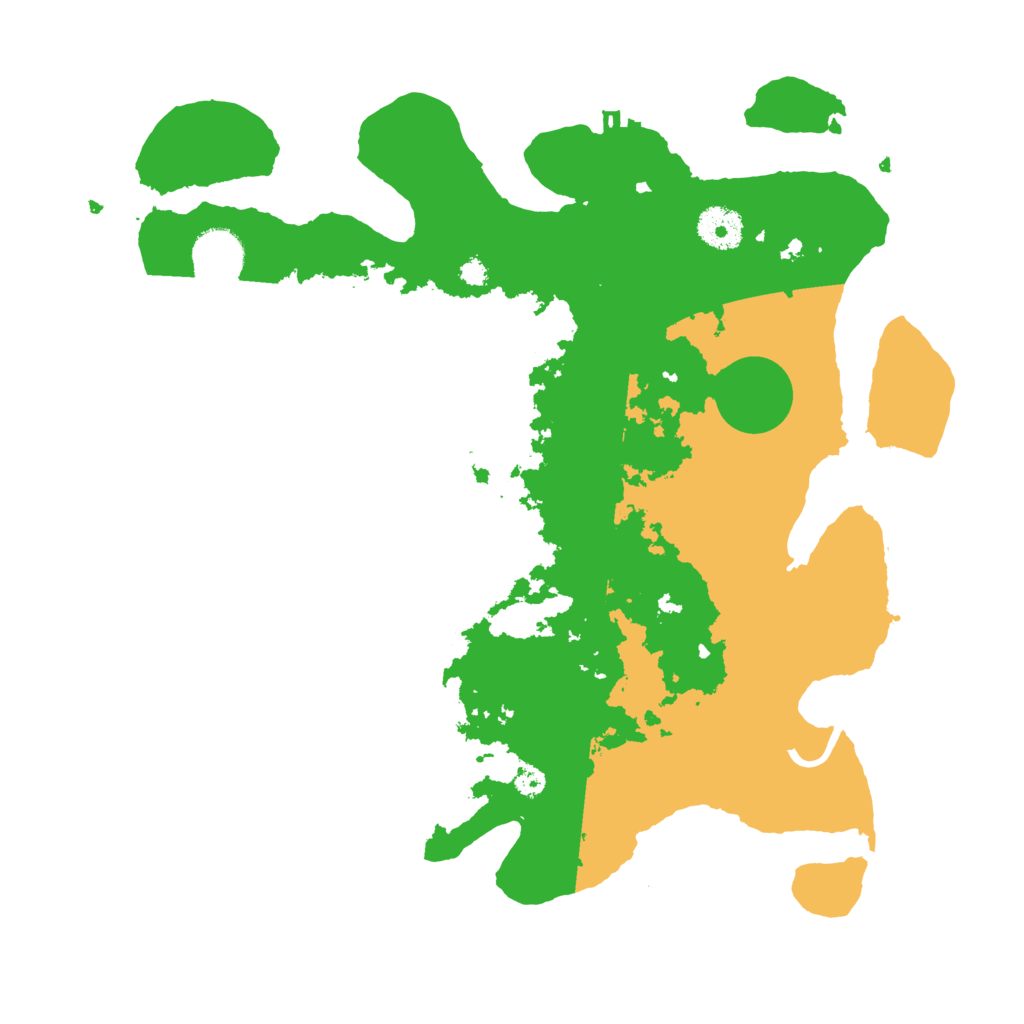 Biome Rust Map: Procedural Map, Size: 3500, Seed: 126168576