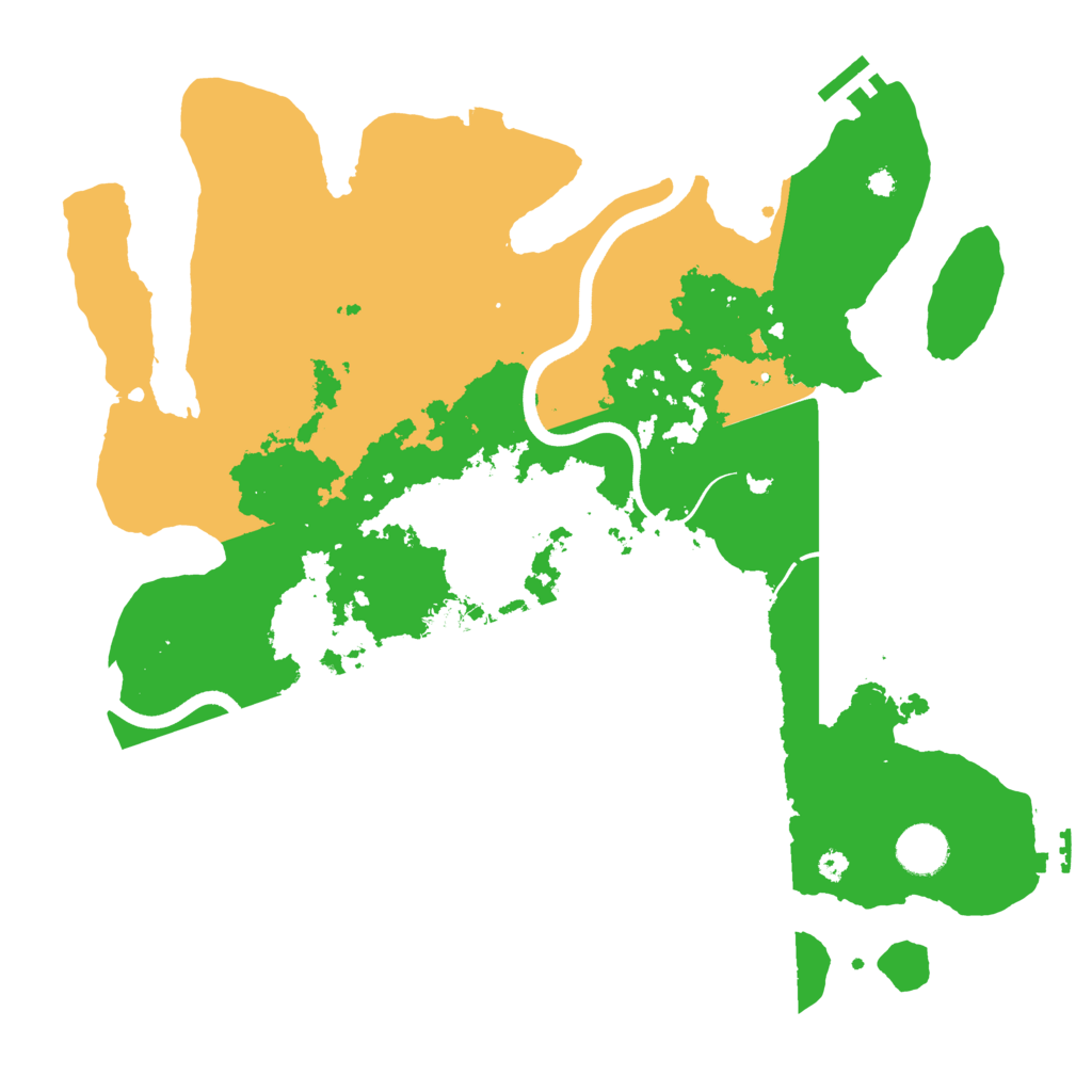 Biome Rust Map: Procedural Map, Size: 3750, Seed: 2000000