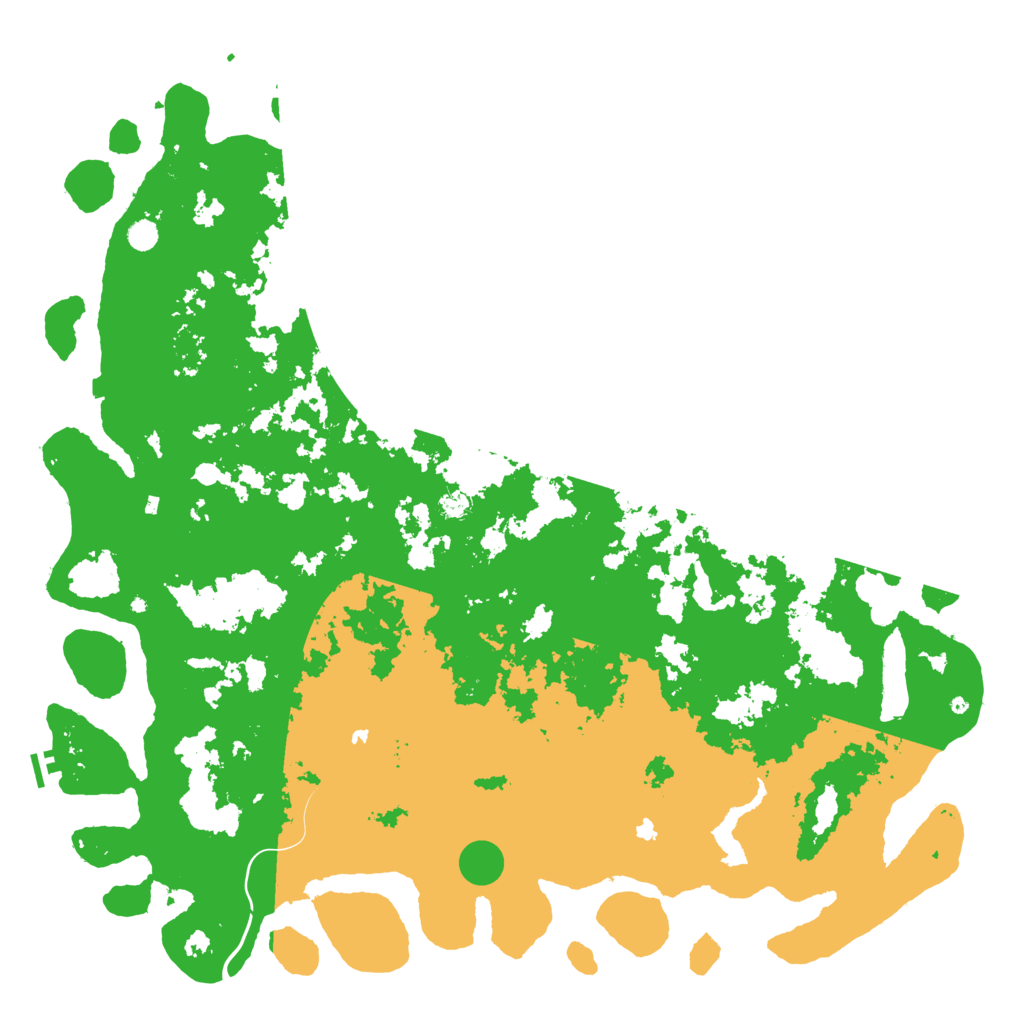 Biome Rust Map: Procedural Map, Size: 6000, Seed: 113031597