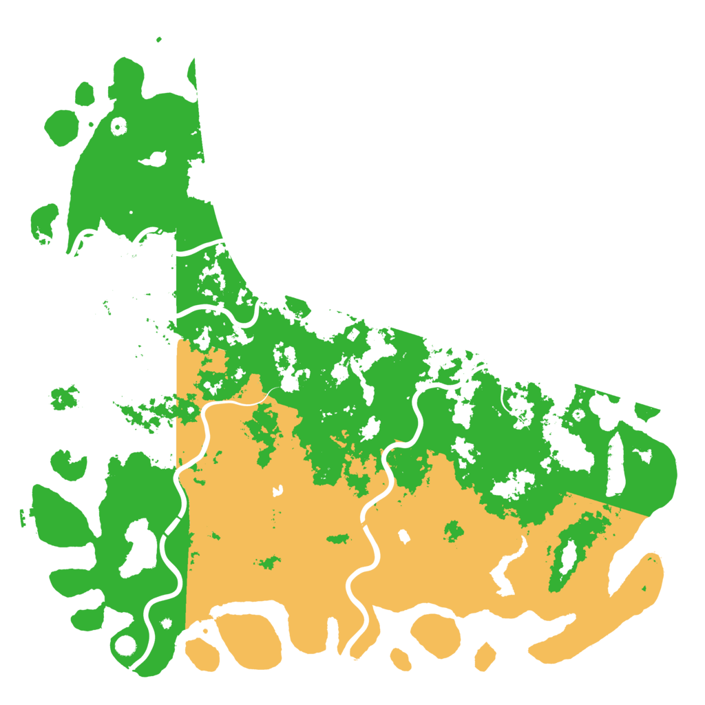 Biome Rust Map: Procedural Map, Size: 6000, Seed: 113031597