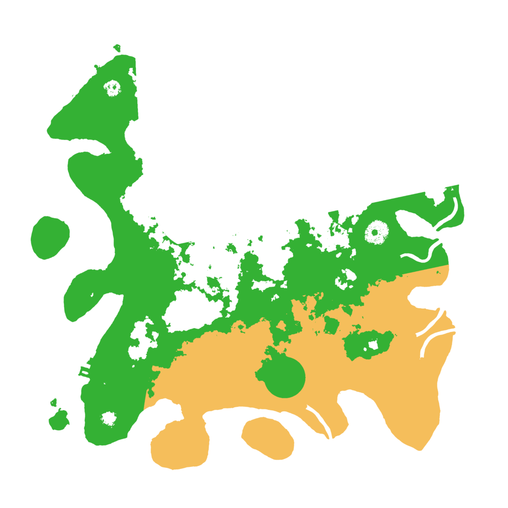 Biome Rust Map: Procedural Map, Size: 3250, Seed: 5141535