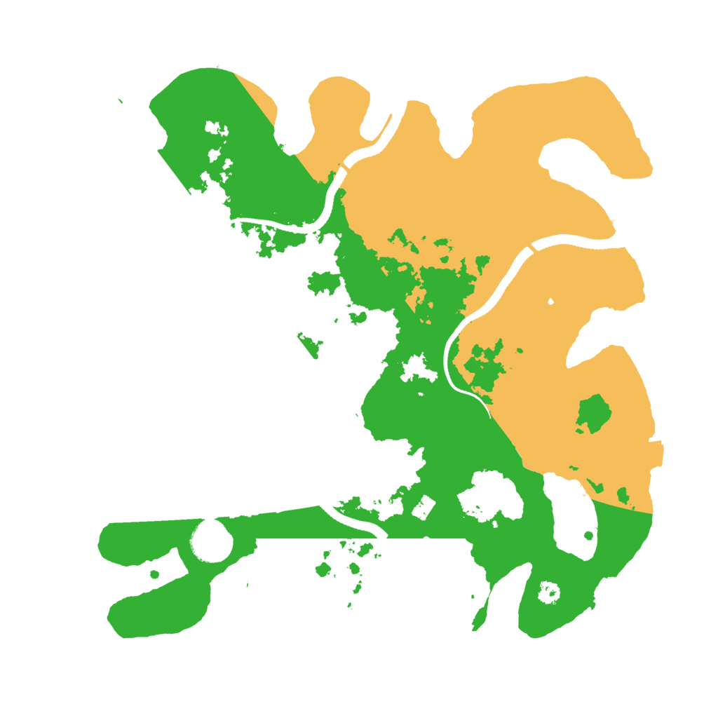 Biome Rust Map: Procedural Map, Size: 3250, Seed: 291739