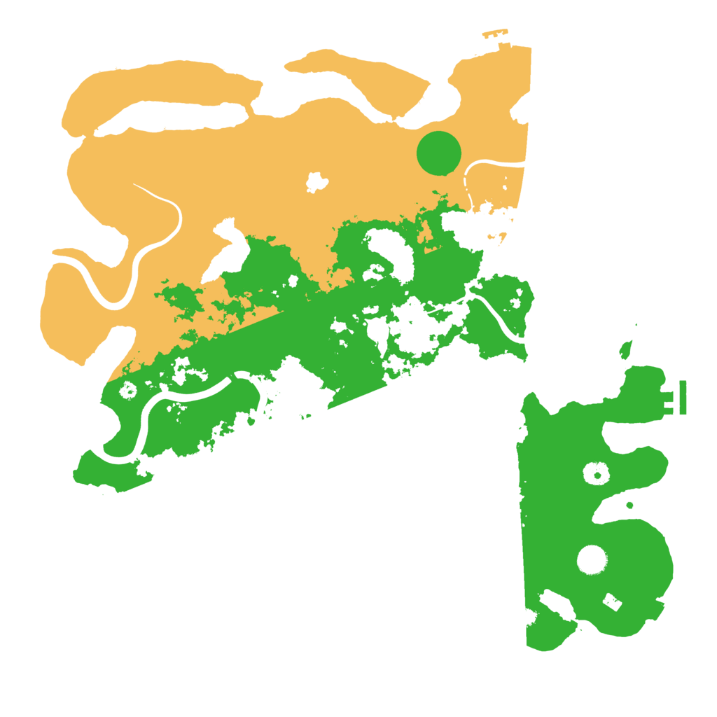 Biome Rust Map: Procedural Map, Size: 4250, Seed: 400702747