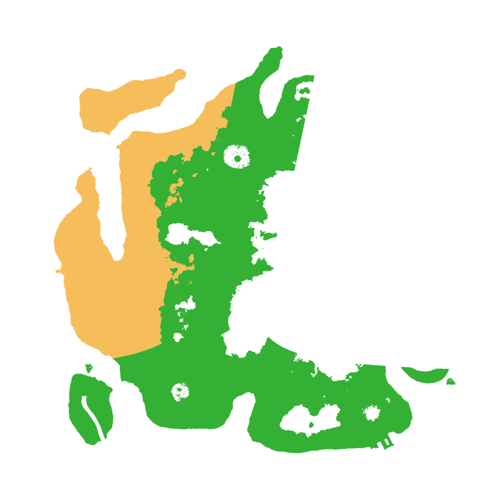 Biome Rust Map: Procedural Map, Size: 3000, Seed: 68117