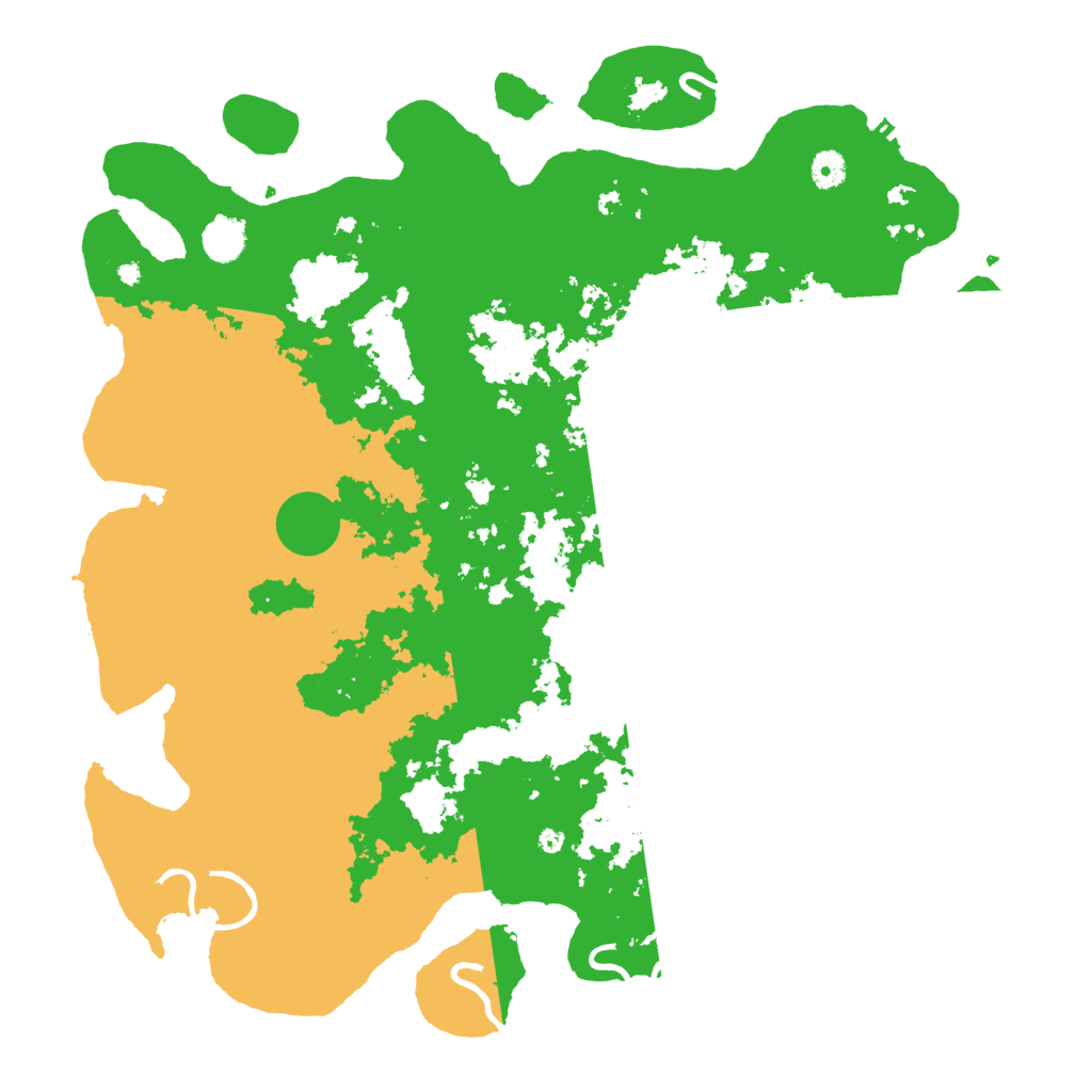 Biome Rust Map: Procedural Map, Size: 4500, Seed: 5425758