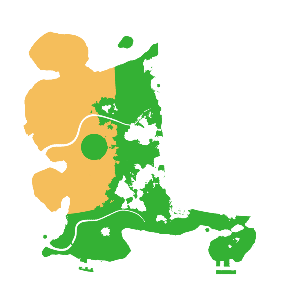 Biome Rust Map: Procedural Map, Size: 3000, Seed: 777835150