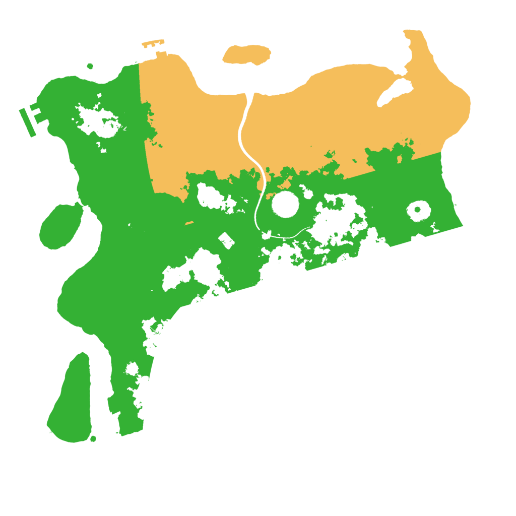 Biome Rust Map: Procedural Map, Size: 3500, Seed: 1798789928