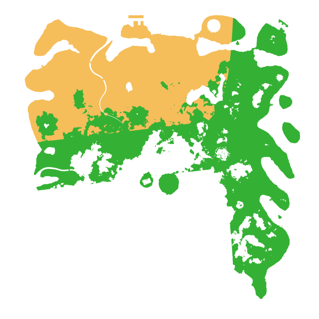 Biome Rust Map: Procedural Map, Size: 4250, Seed: 2068586339