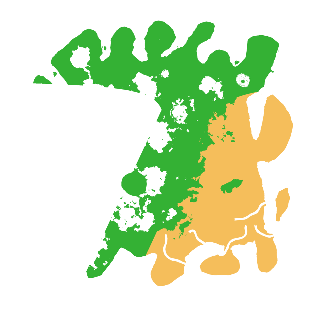 Biome Rust Map: Procedural Map, Size: 3500, Seed: 15131