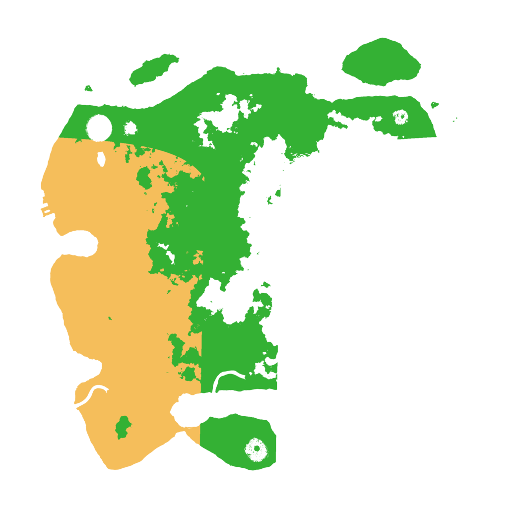 Biome Rust Map: Procedural Map, Size: 3500, Seed: 20414424