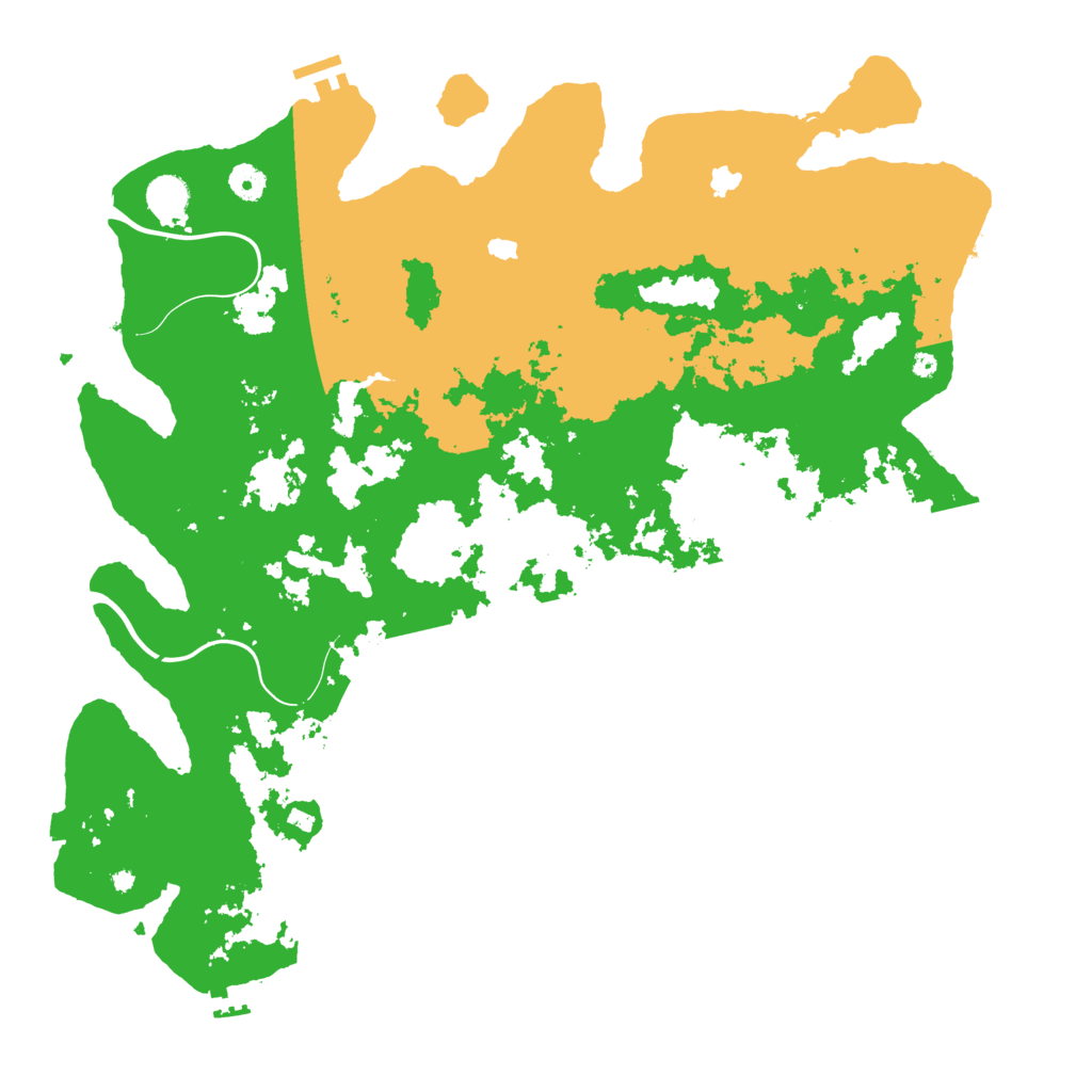 Biome Rust Map: Procedural Map, Size: 4500, Seed: 848867273