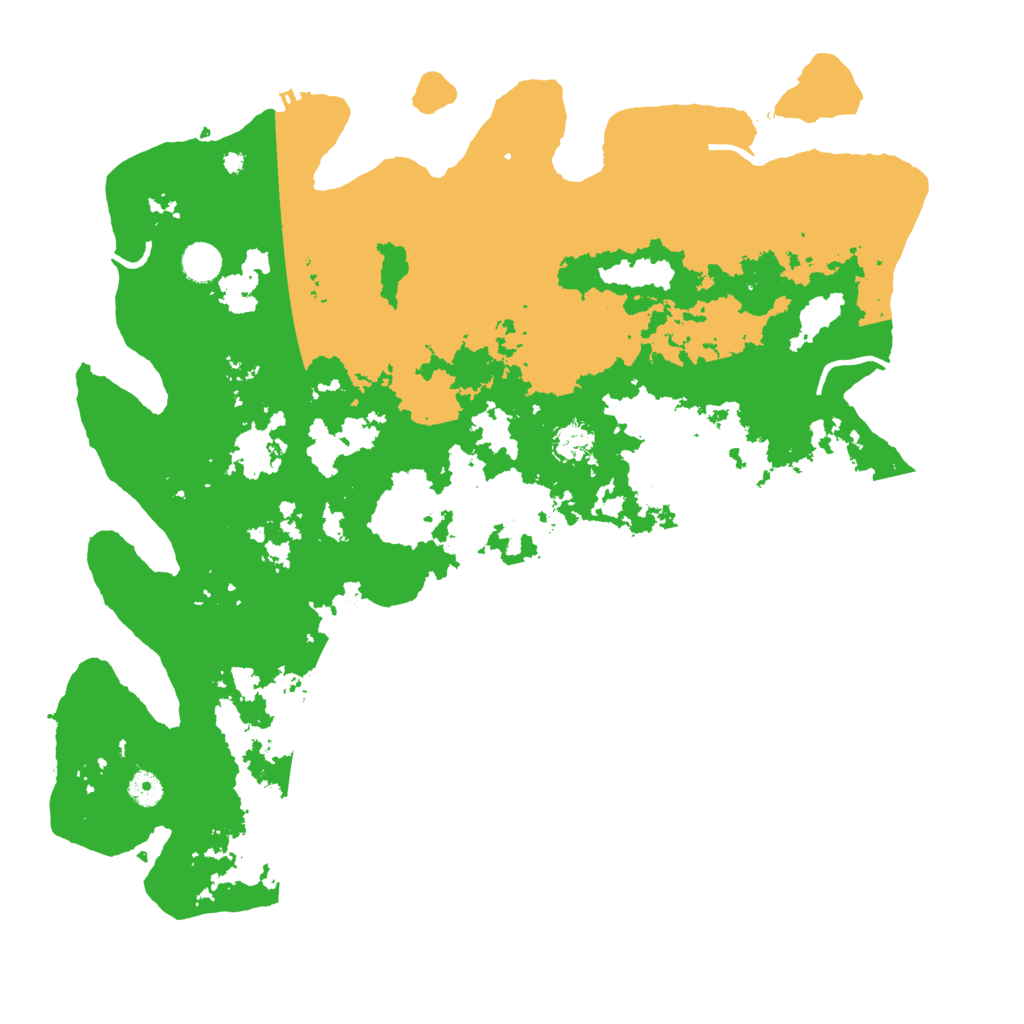 Biome Rust Map: Procedural Map, Size: 4500, Seed: 848867273