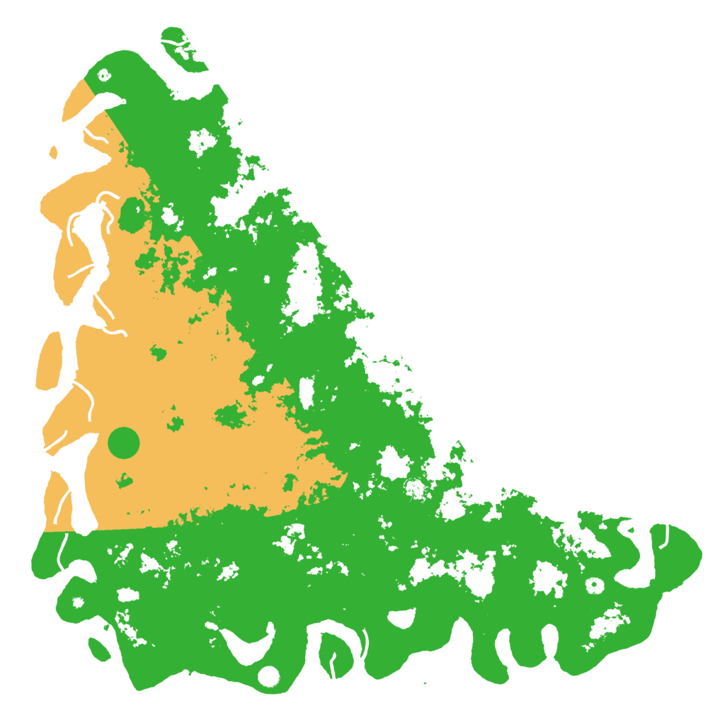 Biome Rust Map: Procedural Map, Size: 6000, Seed: 284226