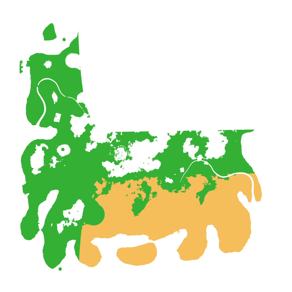 Biome Rust Map: Procedural Map, Size: 3500, Seed: 752452