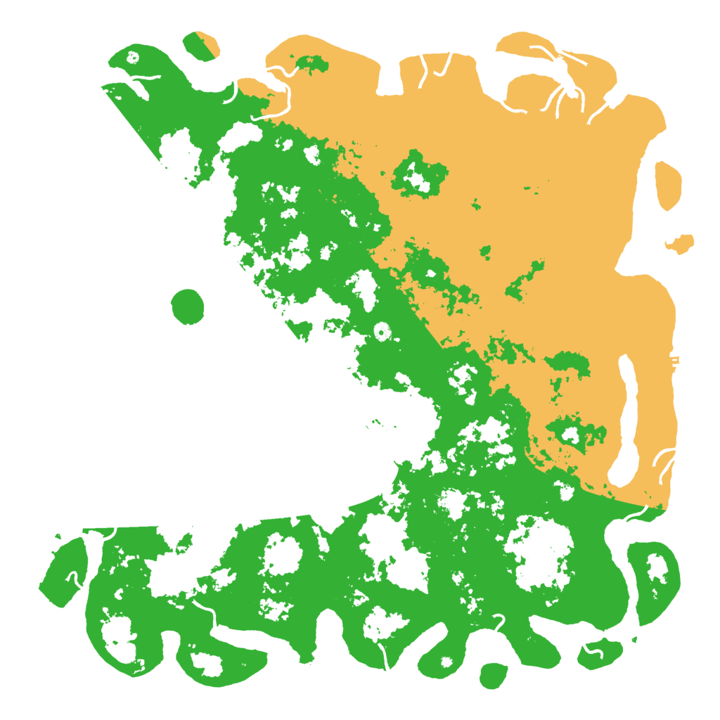 Biome Rust Map: Procedural Map, Size: 6000, Seed: 360876